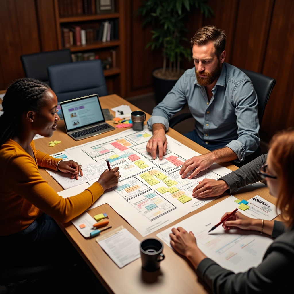 Workshop participants working on hands-on project exercise
